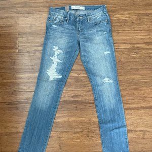 Abercrombie ripped jeans
